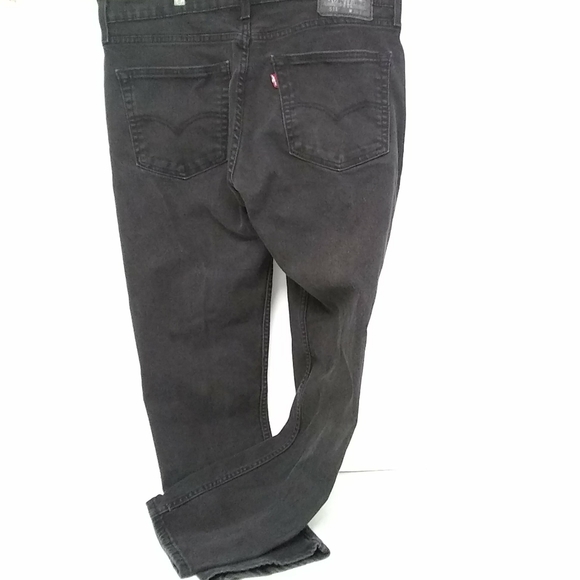 LEVI'S Strauss 511 Pants Water Less Black Denim WPL423 Size 36"x 28 - Picture 1 of 6